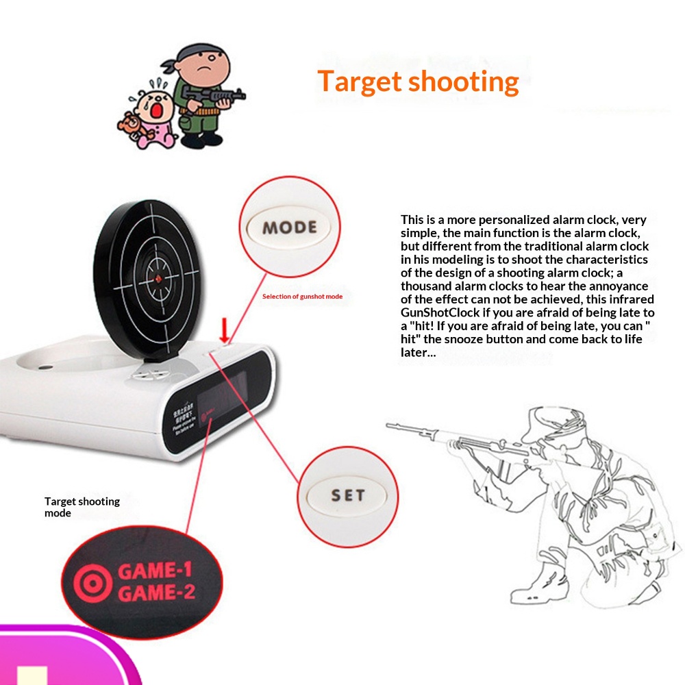 Electronics Gadgets For Gift - Elektronische bureauklok Creatieve LED digitale wekker