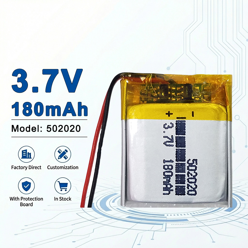 Electronics And Gadgets With I - 502020 3.7V 180mAh Oplaadbare Lithium Polymeer