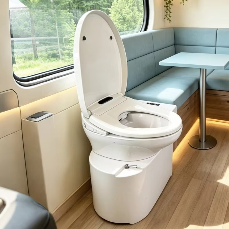 Electronics & Tech Gadgets - Milieuvriendelijk slim elektronisch toilet voor campers,