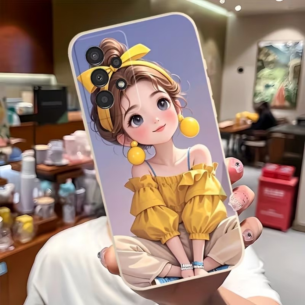 Samsung Galaxy S24 - Schattig cartoonmeisjes patroon design telefoonhoesje voor
