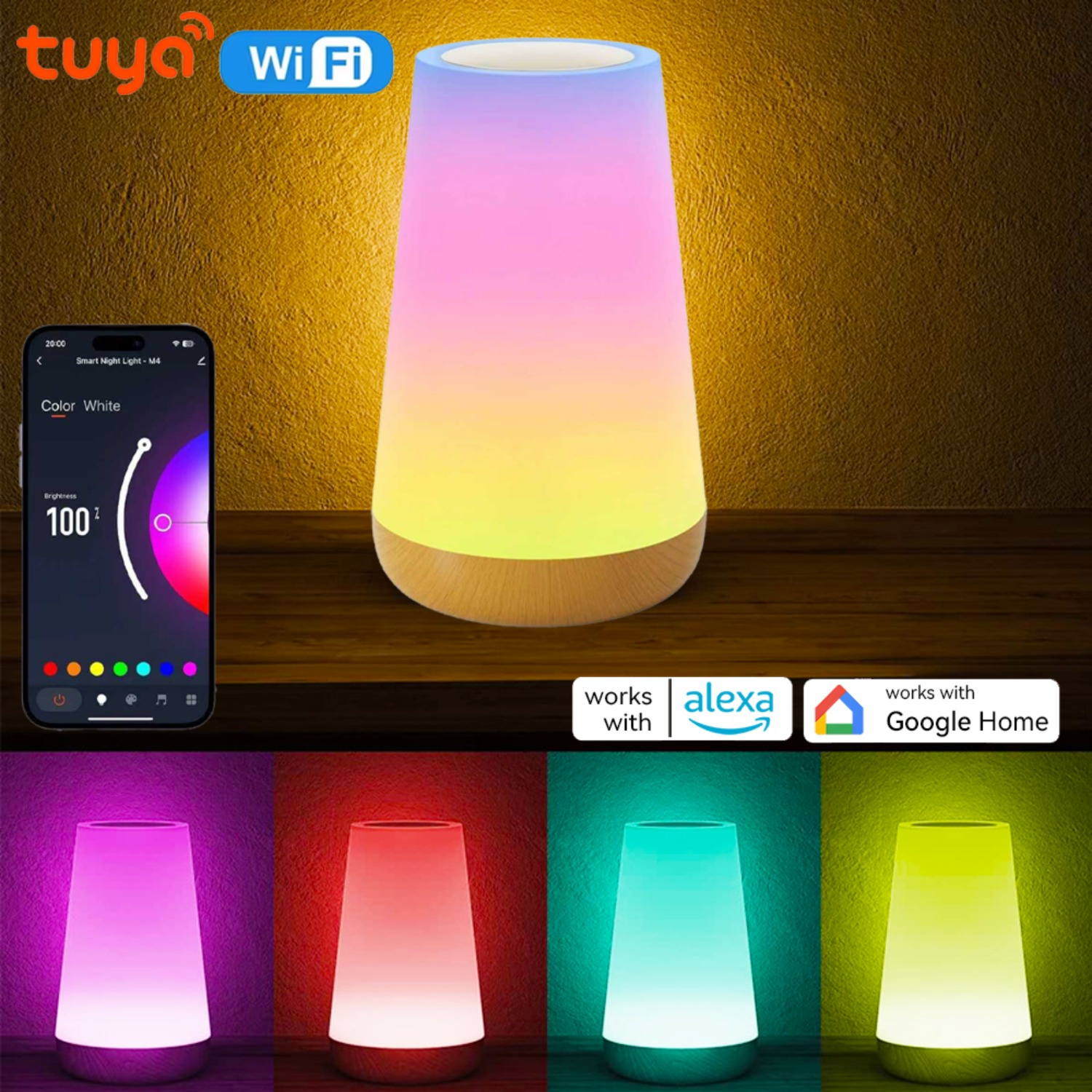 USB Oplaadbare Tuya WiFi Slimm - Rgb Desk Lamp Smart recensie en prijs