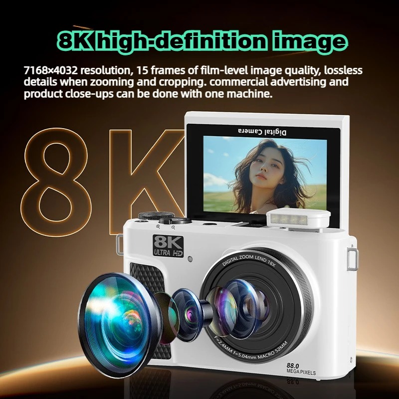 WD300 8K digitale camera 88MP  - Electronics Gadgets For Home recensie en prijs