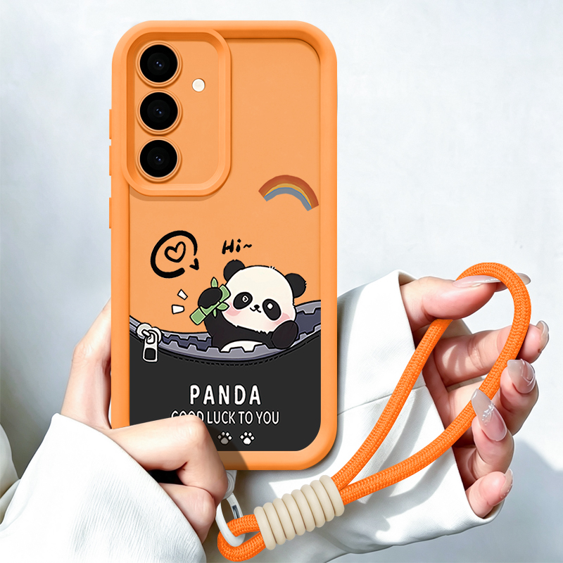 Cartoon Panda Patroon Lanyard  - Samsung Galaxy S24 recensie en prijs