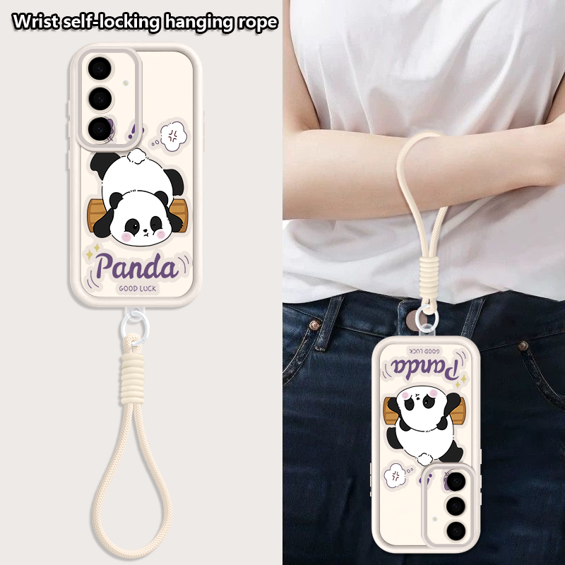 Cartoon Panda Patroon Lanyard  - Samsung Galaxy S24 recensie en prijs
