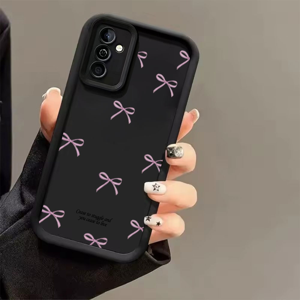 Roze strikprint zachte TPU tel - Samsung Galaxy S24 recensie en prijs