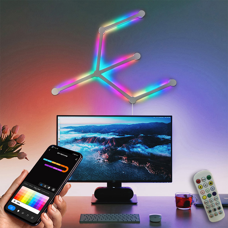 RGB-lichtbalk, Bluetooth APP-b - Rgb Desk Lamp Smart recensie en prijs