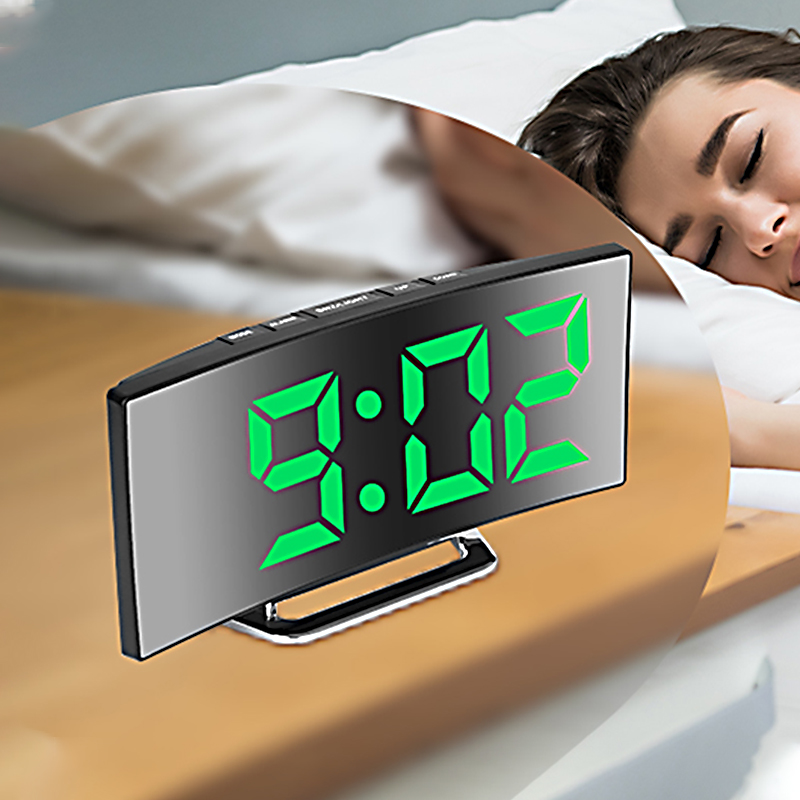 LED Digitale Wekker Gebogen Sc - Electronics Gadgets For Home recensie en prijs